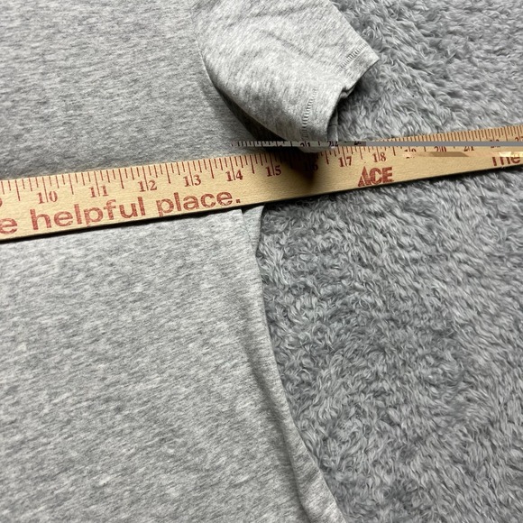 Skims Tshirt Womens Medium Light Heather Gray Jersey Slim Fit Short Sleeve Top - Picture 9 of 10